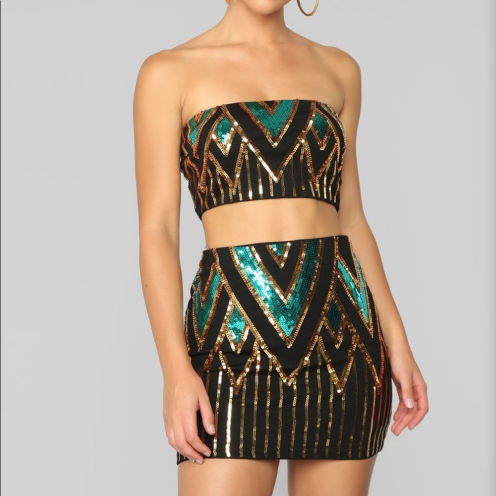 Fashion Nova Skirt Set